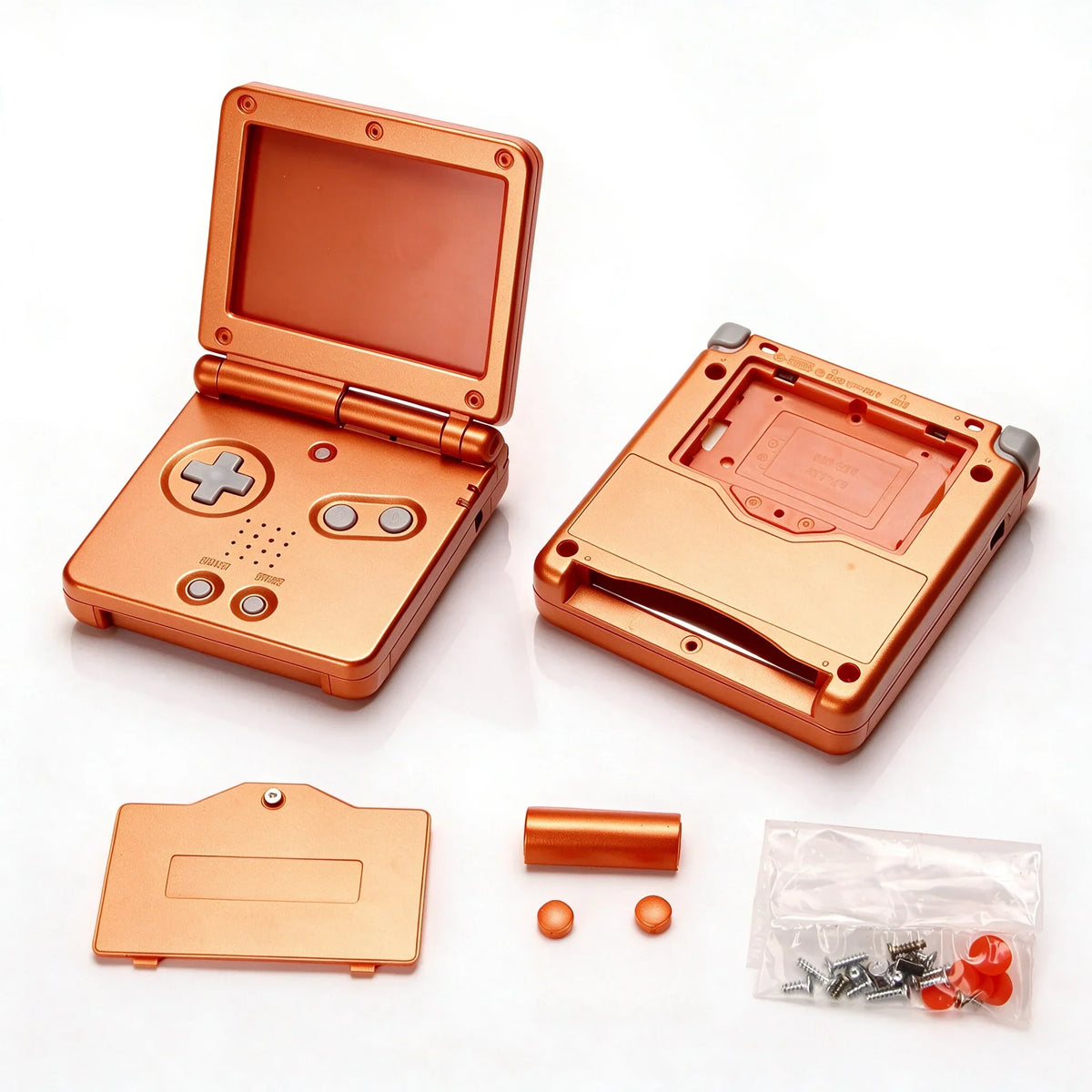GBA SP Replacement Housing Shell, Solid & Clear Colors, DIY