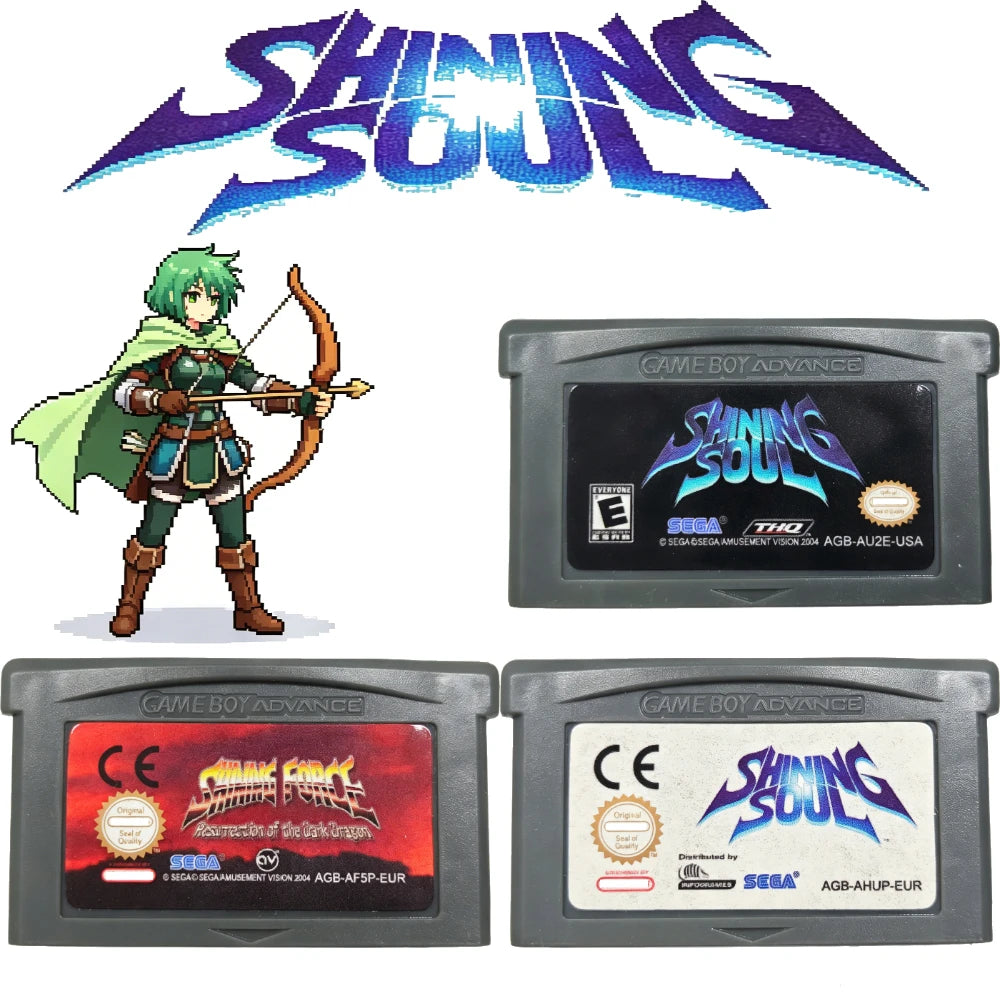 Shining Soul GBA Cartridge, Shining Force Game Selections