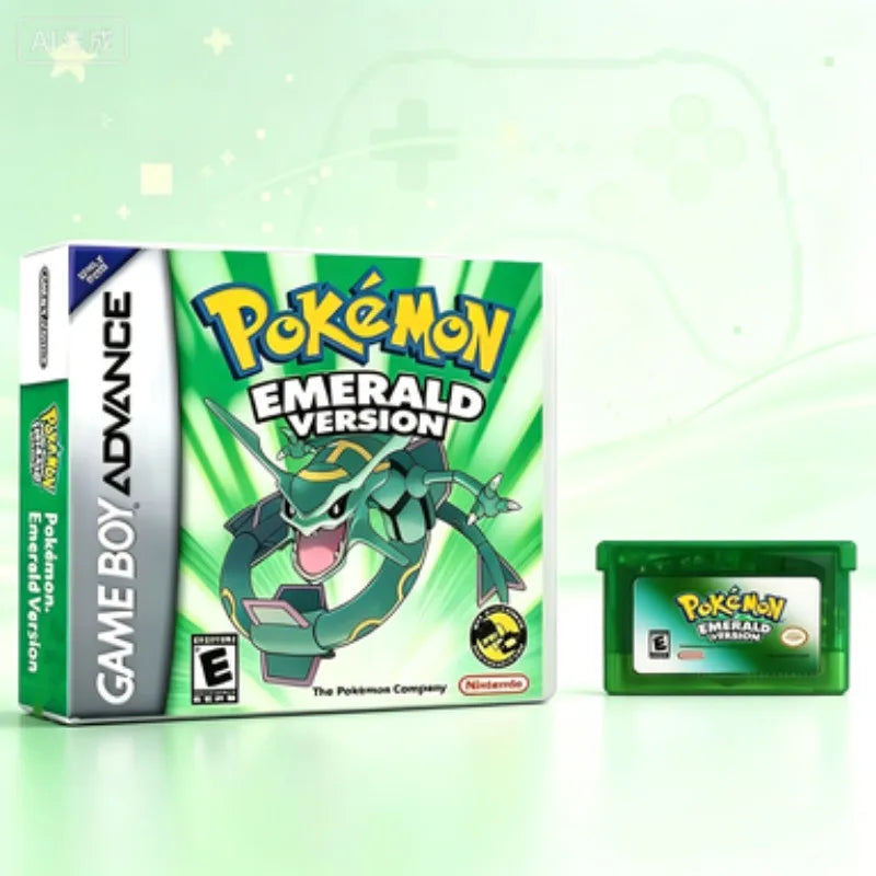 GBA 5-Game Reproduction Cartridge, Emerald, FireRed and More