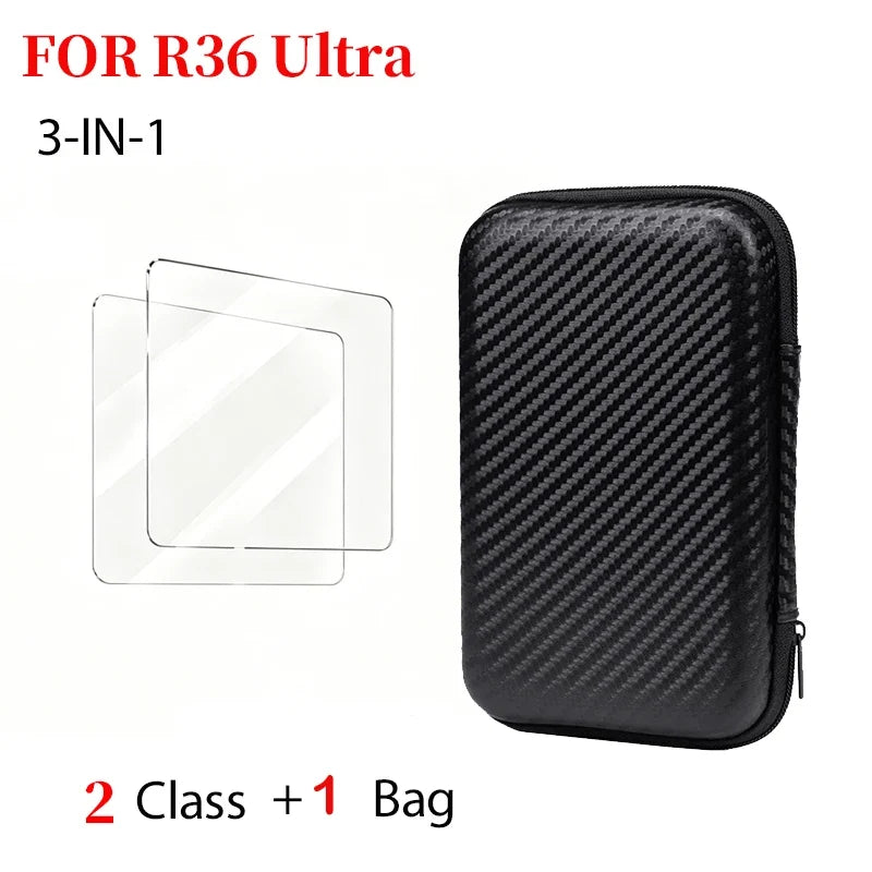 R36 Ultra EVA Zipper Bag with Tempered Glass Screen Protector