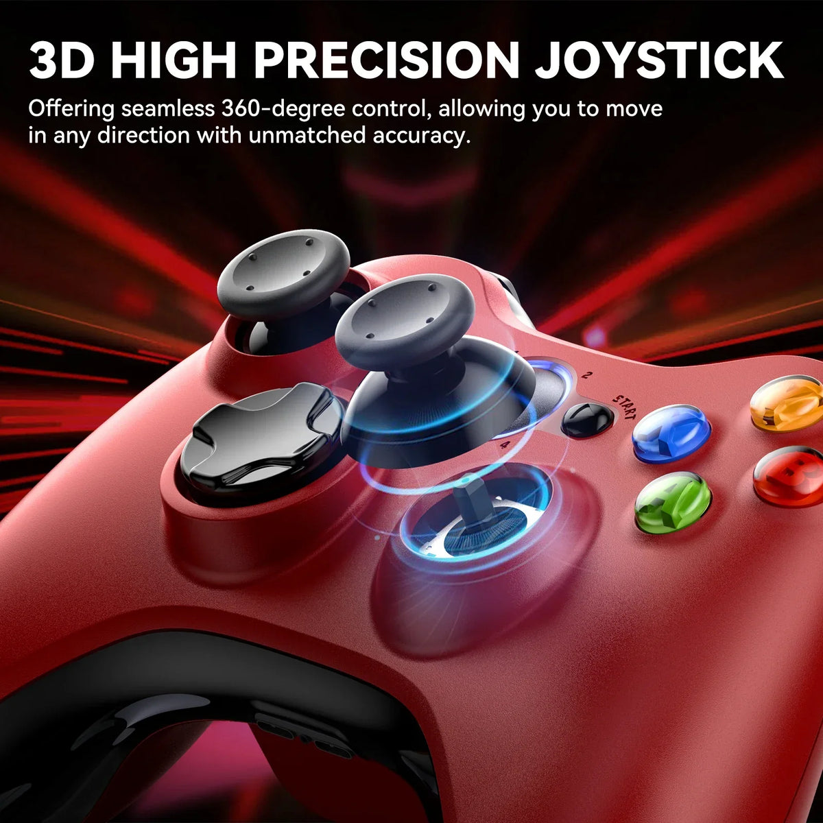 Wireless Controller for Xbox 360, Slim, Elite & PC, Hall Effect