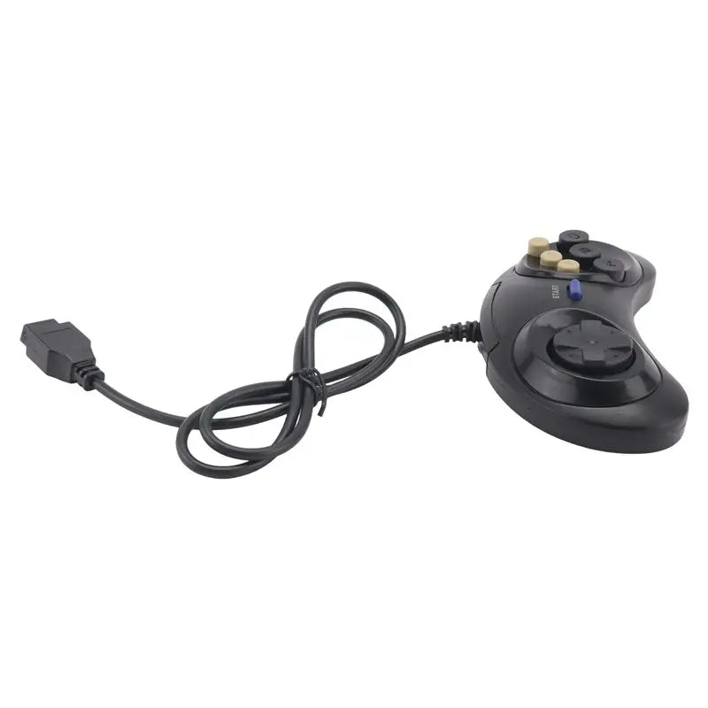 A23F-Classic Retro 6 Buttons Wired Handle Game Controller Gamepad Joystick Joypad For Sega Md2 Pc Mac Mega Drive Gaming Accessor