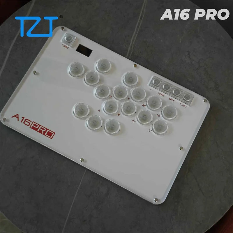 HAMGEEK A16 Pro 16-Button Hitbox Arcade Stick with OLED