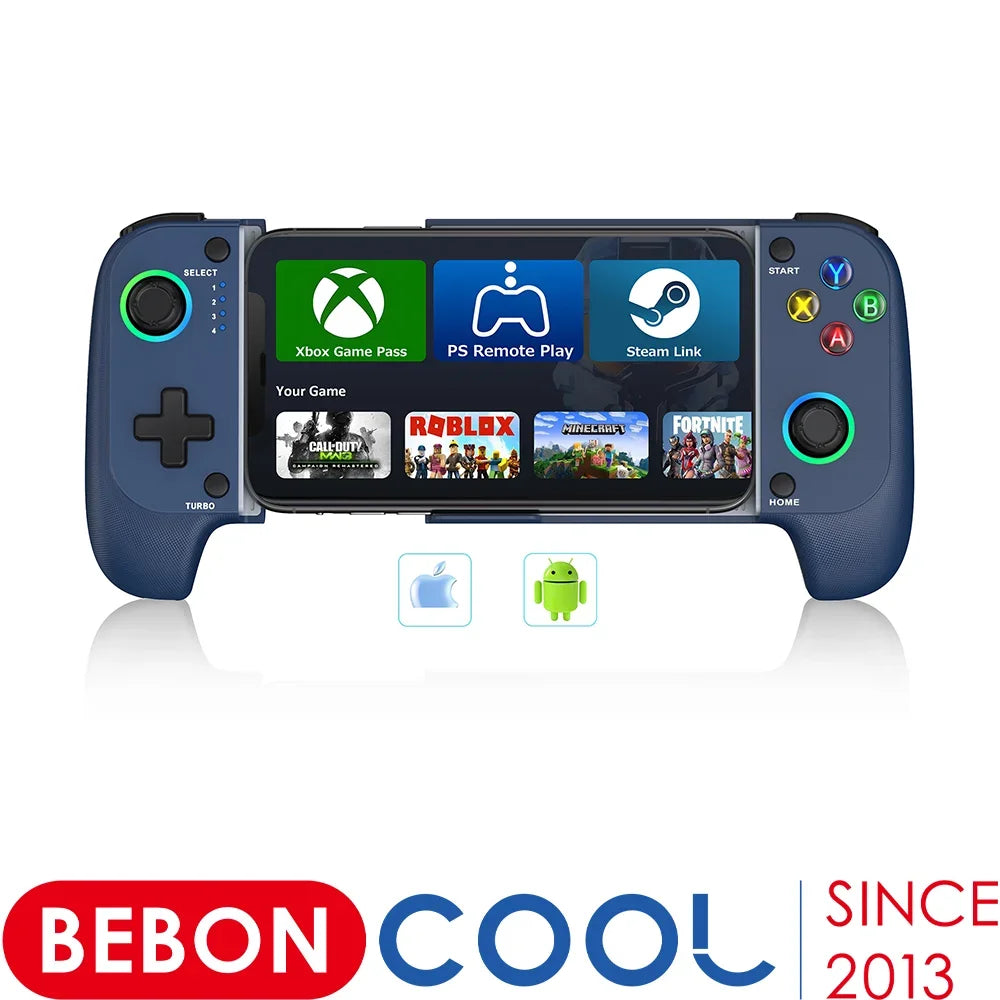 BEBONCOOL Telescopic Bluetooth Game Controller for Android iPhone