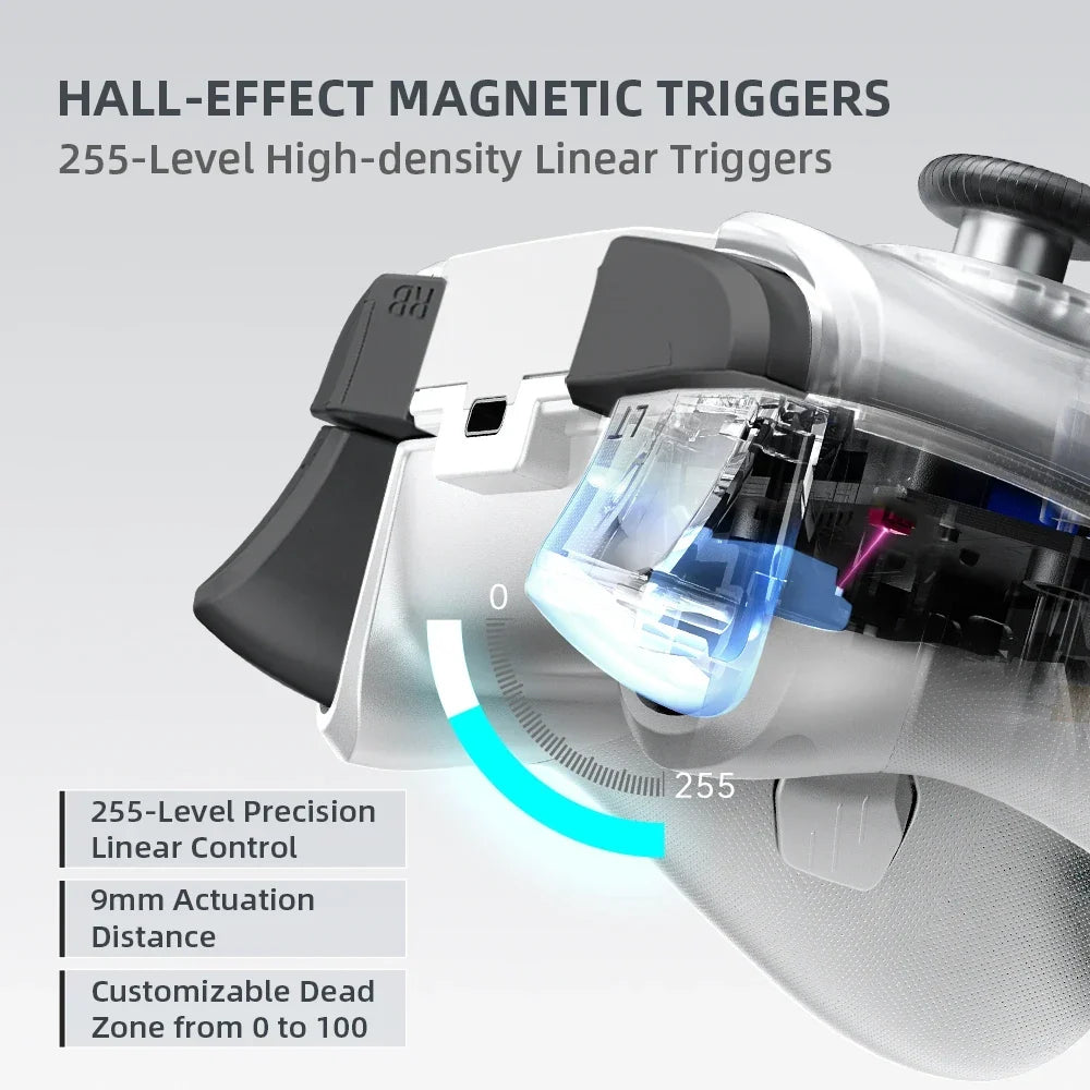 MACHENIKE G5Pro Max SE Wireless Gamepad, Hall Effect, Dock