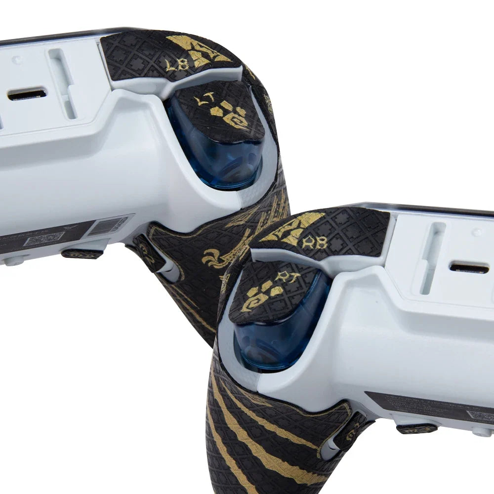 FINALORD Grip Tape for Flydigi Apex 4, Gold Cross Print Non-Slip