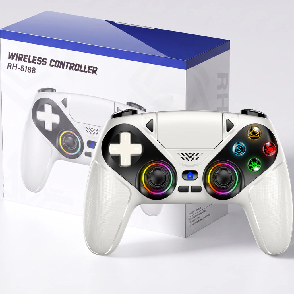Wireless RGB Controller for PS5 PS5 Pro Slim and PC