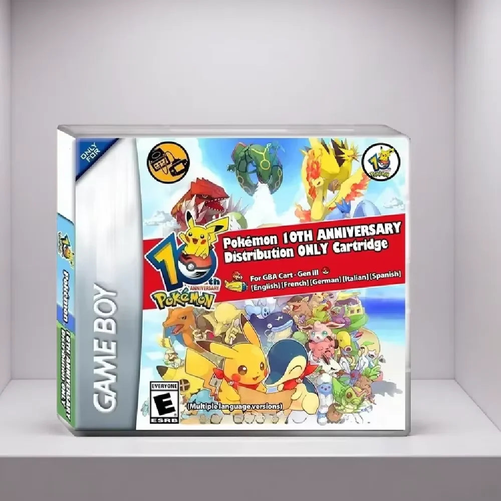 Pokémon 10th Anniversary GBA Distribution Cartridge