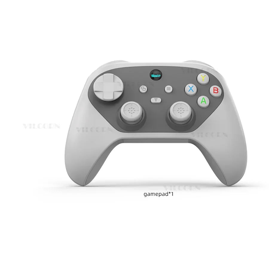 PC Wireless Game Controller Hall Joystick Trigger Mobile Gamepad for Switch/IOS/Android Support Six axis Gyro Turbo Macro M1 M2