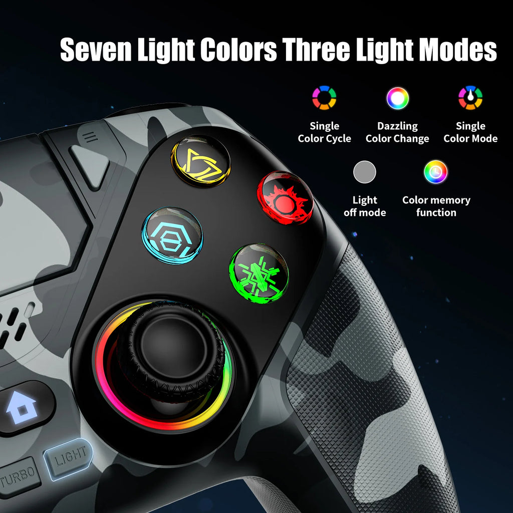 Wireless Controller for PS5 with Hall Effect Triggers