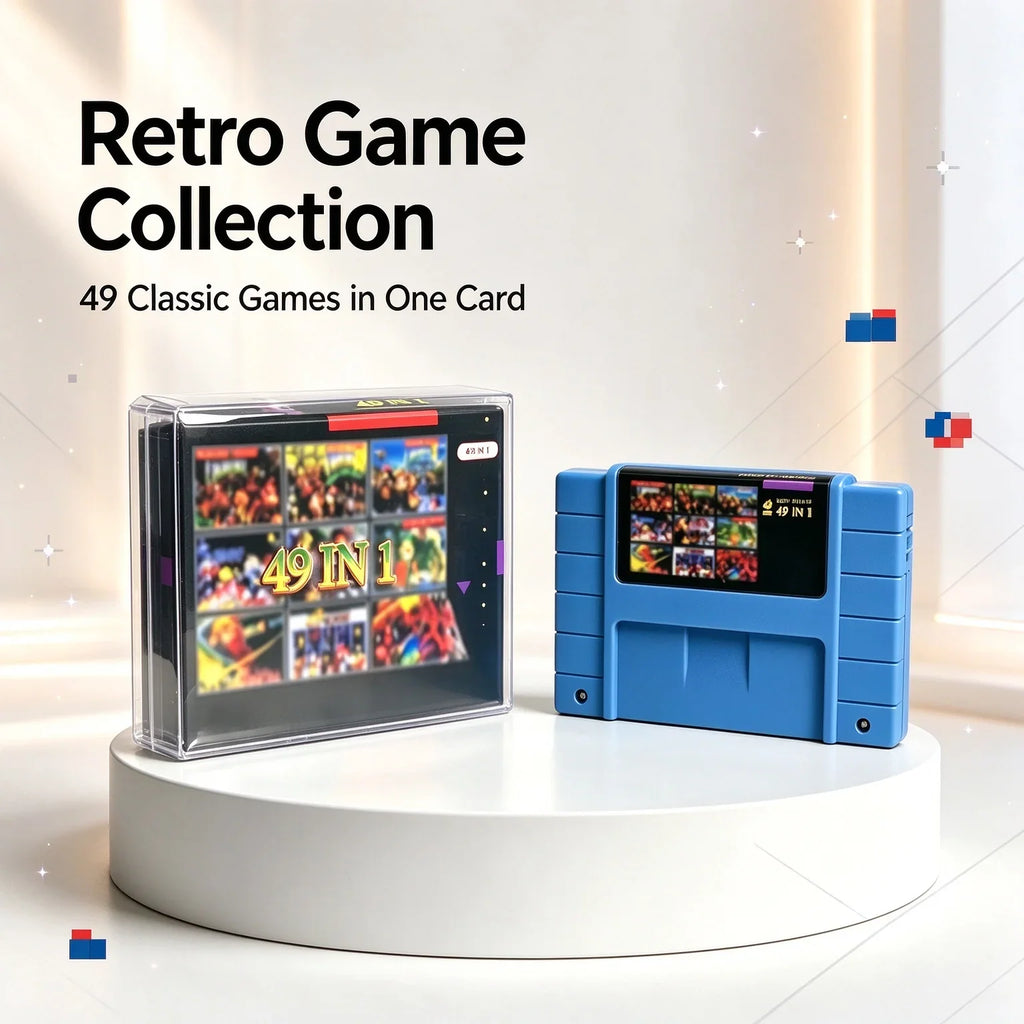 Super 49 In 1 Game Cartridge Multi Game Card NTSC For SNES 16 Bit Video Game Console