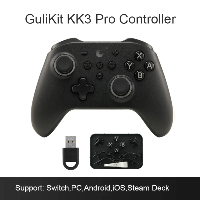 GuliKit KK3 Pro Hall Effect Controller for Switch 2, PC, Android