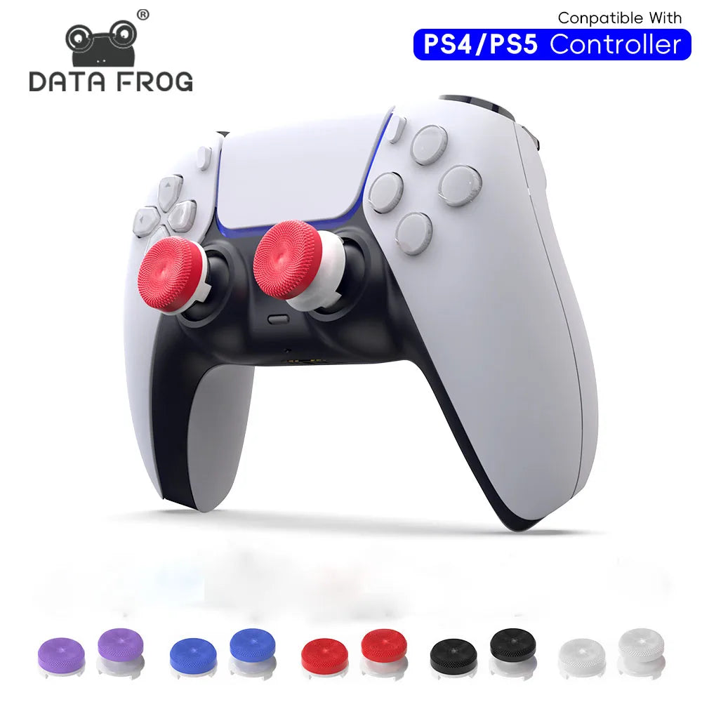 Thumb Stick Grips for PS4/PS5/Xbox, 2-Pack, High/Low Caps