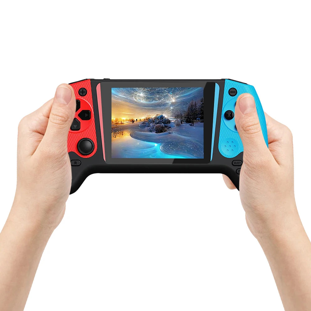 X9 Handheld Game Console 3.5inch LCD Screen Retro Video Game Console Built-in 500 Games 1200mAh Portable Game Player for GBA GBC