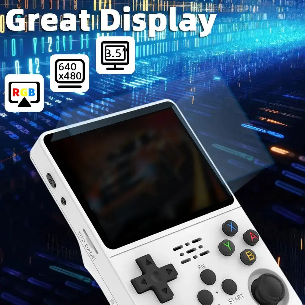 R36S Handheld Game Console 3.5-Inch IPS Linux, 15000 Games
