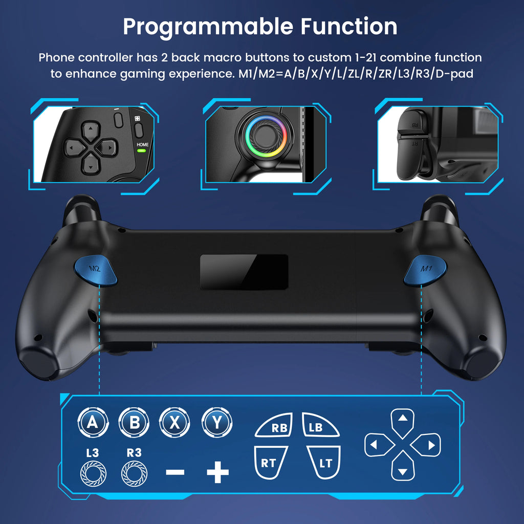 DinoFire Switch OLED Controller, TMR, Wireless for Switch 2