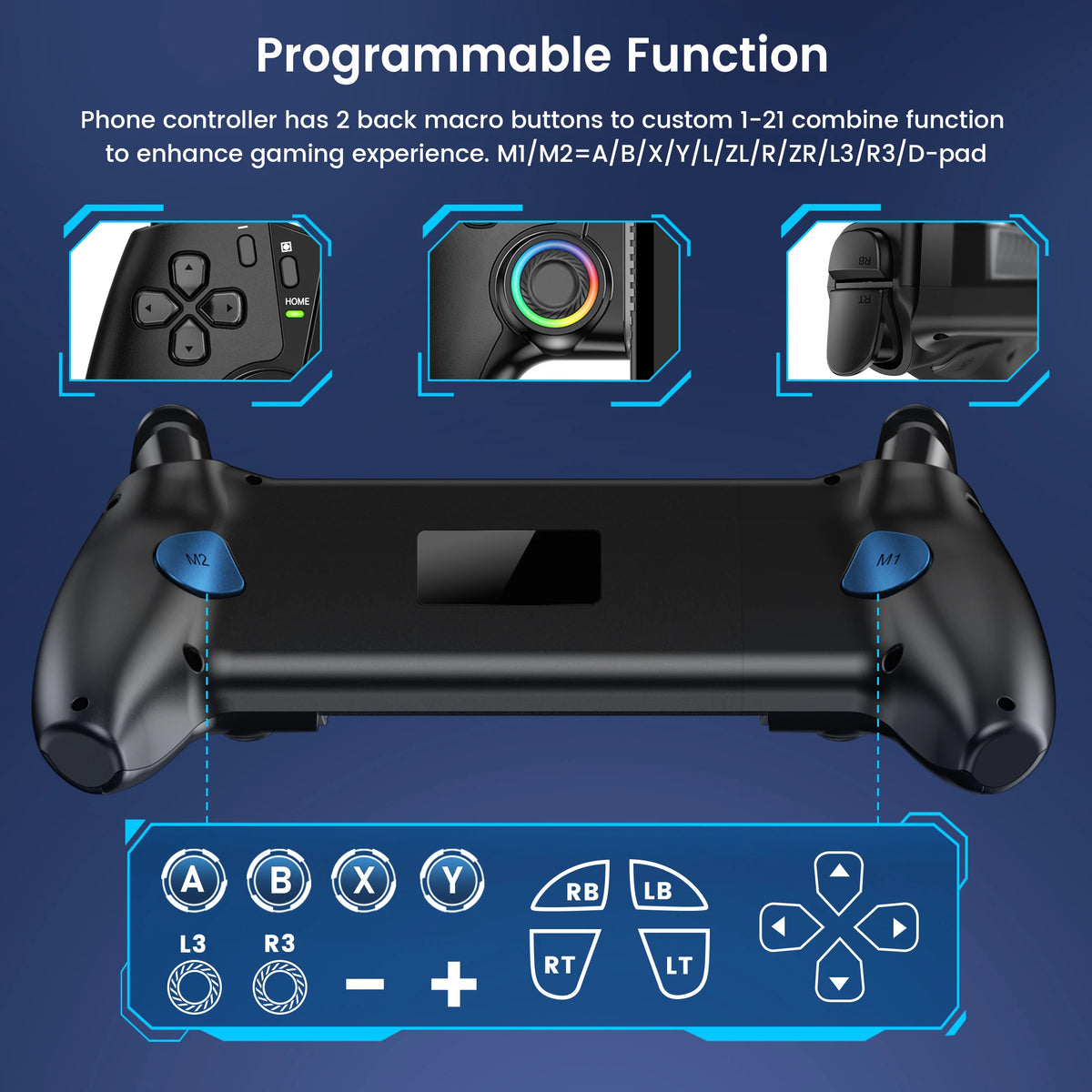 DinoFire Switch OLED Controller, TMR, Wireless for Switch 2