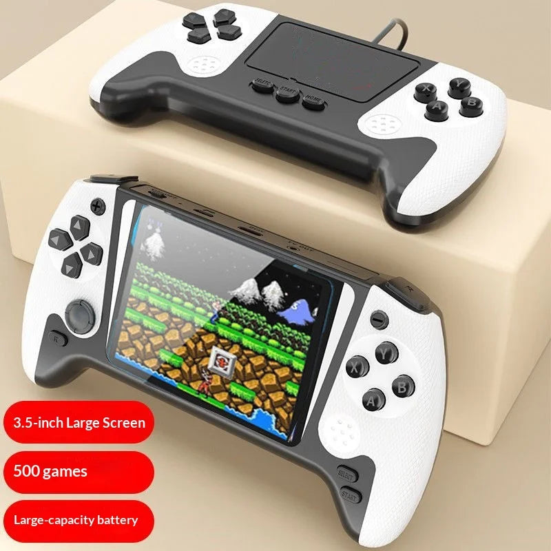 Sup Handheld Game Console Retro Rechargeable Dual Player Three Five Inch Screen 500 Games Support Tv Output Nostalgic For Adults
