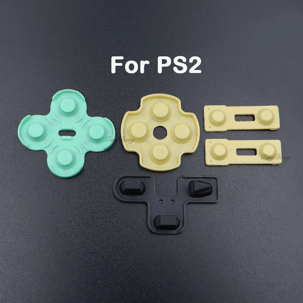 Conductive Rubber Button Pad Set for PS5 V1/V2/V3, PS4, PS3