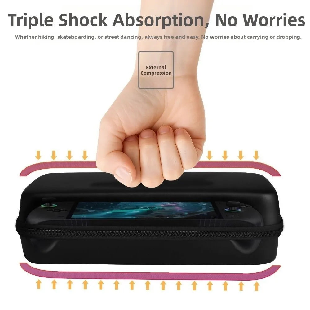 New EVA Carrying Case Shockproof Waterproof Storage Bag Portable Protective Cover for OneXPlayer FLY Apex Game Handheld Console