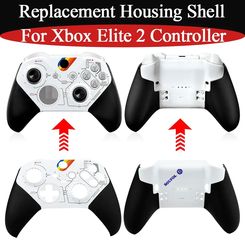 For Xbox Elite 2 Controller Full Housing Shell Durable Replacement Face Back Case Cover For Xbox Elite 2 Accessory Parts 3Colors