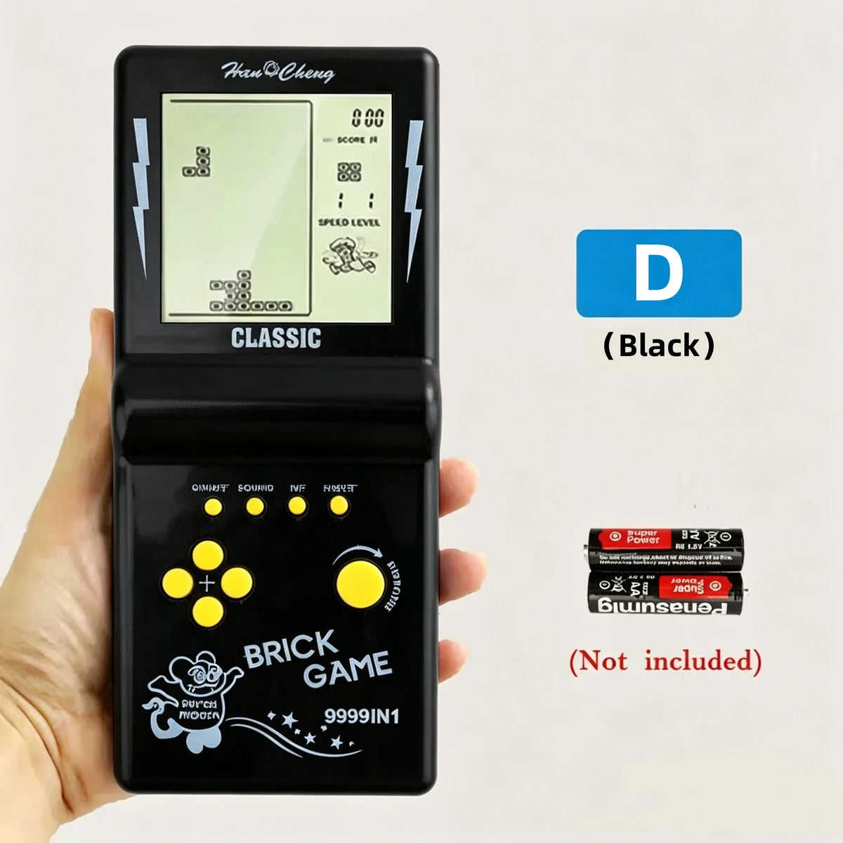 3.5" Game Console For Tetris Console Retro Handheld Game Players Mini Children's Nostalgic Pocket Games Machine Kids Puzzle Toys