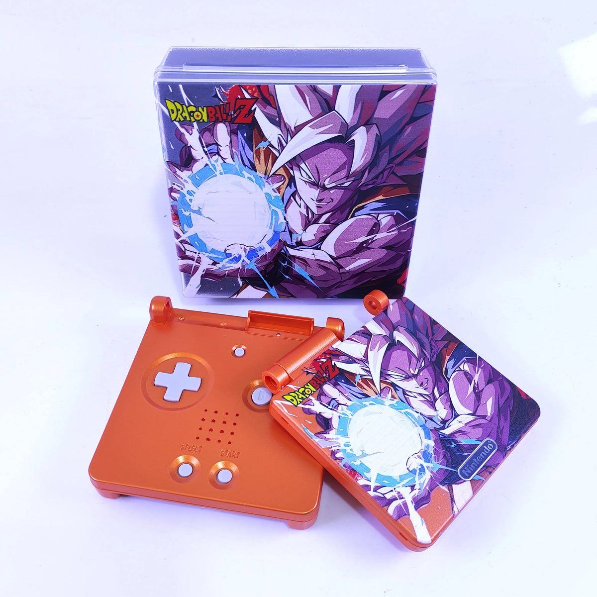 GBA SP Color Printed Replacement Shell, Creative DIY Housing