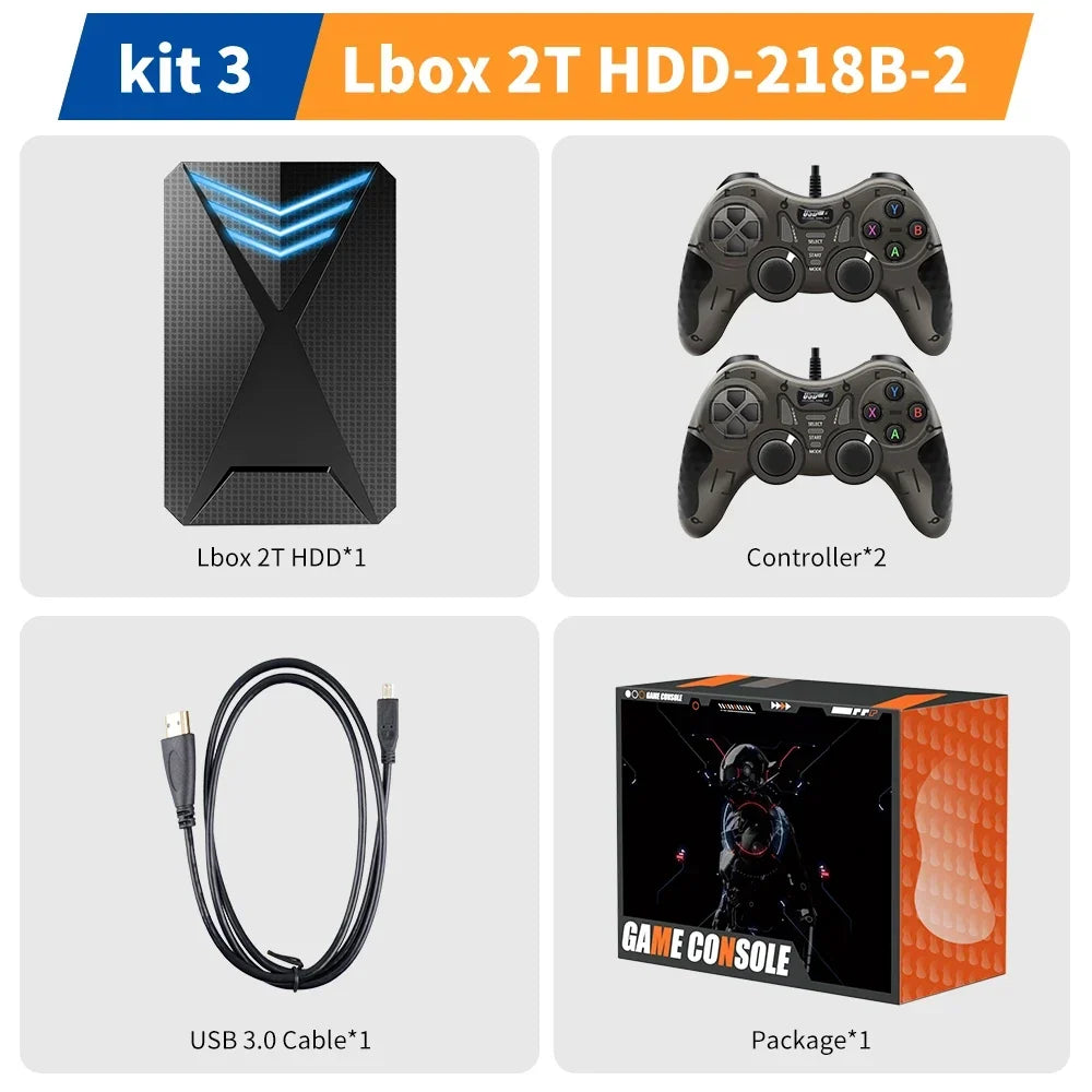2TB Launchbox HDD for PC, 4200+ Games, PS4/PS3 Emulators