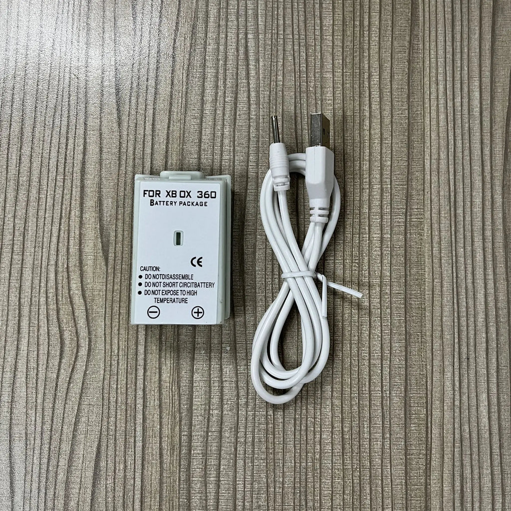 Battery For Xbox 360 Gamepad Battery 2-in 1 4800mAh Rechargeable Gamepad Ni MH Battery For Xbox 360 Controller Console Battery