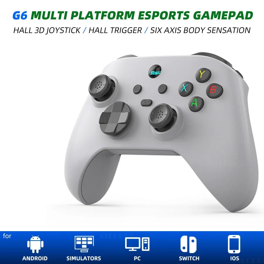 VILCORN G6 Wireless Hall Controller for Phone, PC and Switch