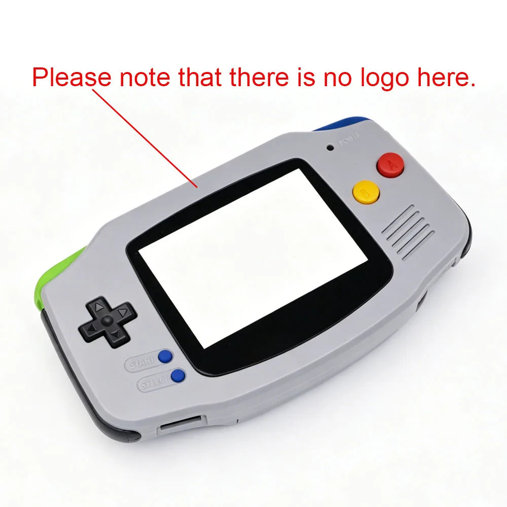 Replacement Housing Shell With USB-C Battery Cover With Buttons Rubber For HISPEEDIDO Game Boy Advance GBA IPS V2/V5 Battery MOD
