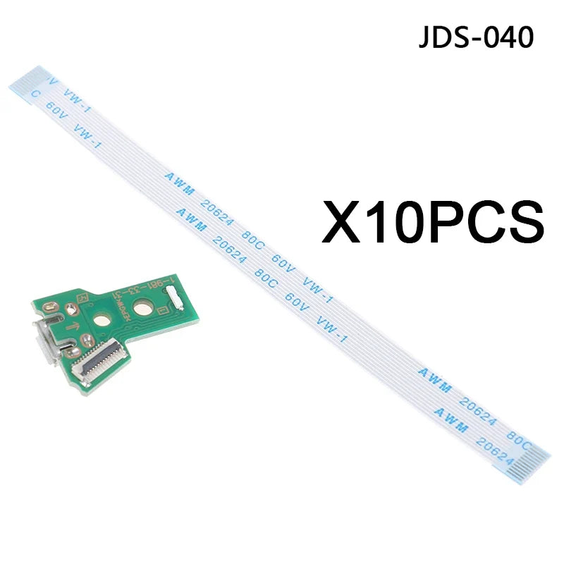10Pcs USB Charging Port Board for PS4 Controller JDS-011 055