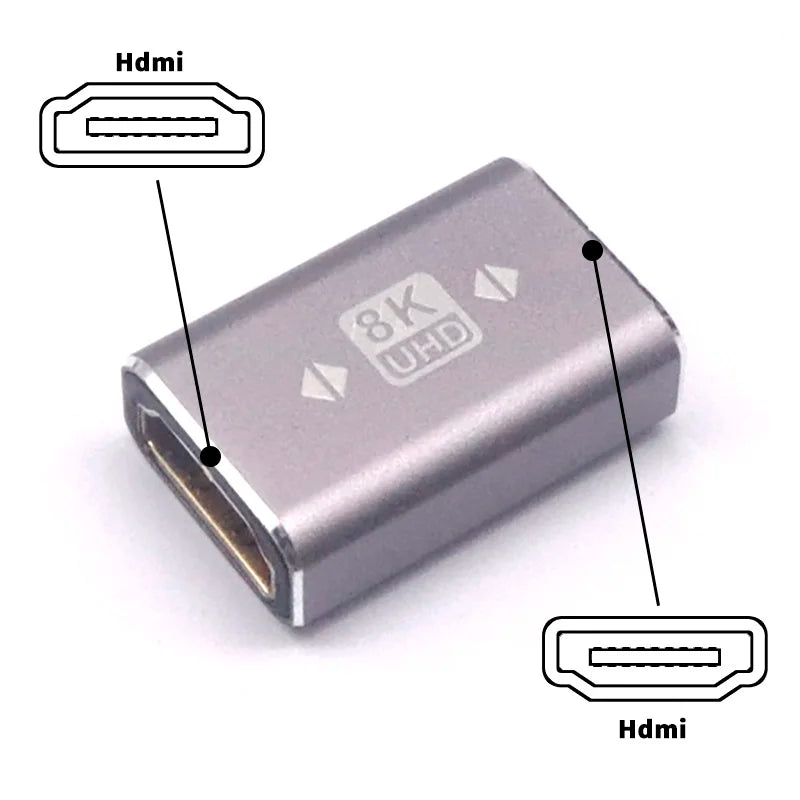 HDMI 2.1 8K 60Hz Male to Female Extension Cable Adapter