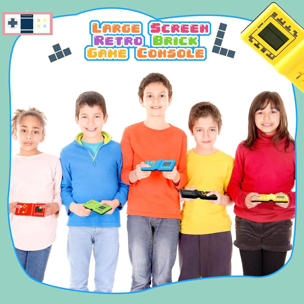 3.5" Game Console For Tetris Console Retro Handheld Game Players Mini Children's Nostalgic Pocket Games Machine Kids Puzzle Toys