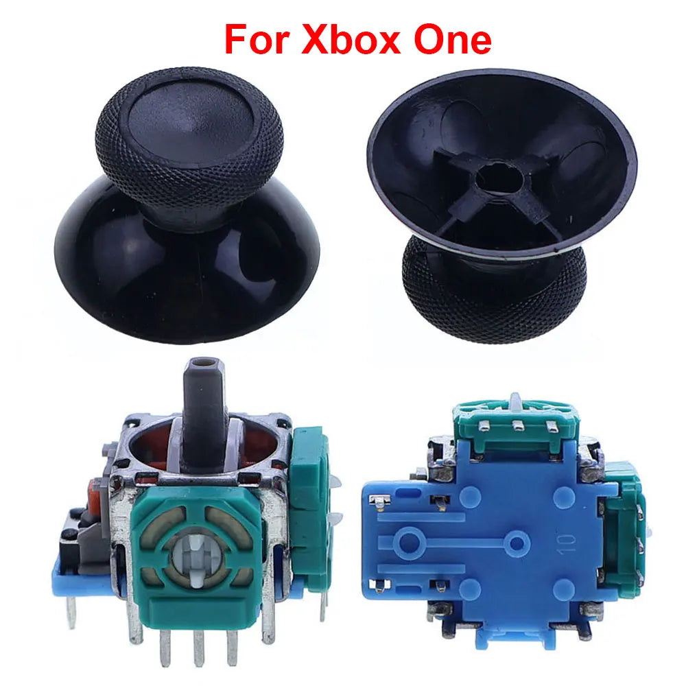 For PS2 PS3 PS4 Pro PS5 3D Analog Joystick Sensor Module Replacement For Switch Pro NGC Xbox 360 One Controller Thumb Stick Caps
