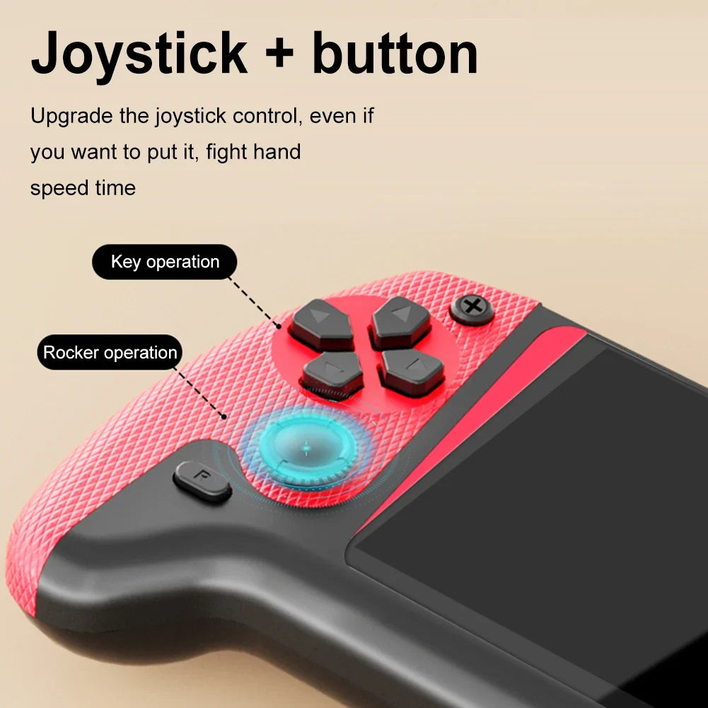 X9 Handheld Game Console 3.5inch LCD Screen Retro Video Game Console Built-in 500 Games 1200mAh Portable Game Player for GBA GBC