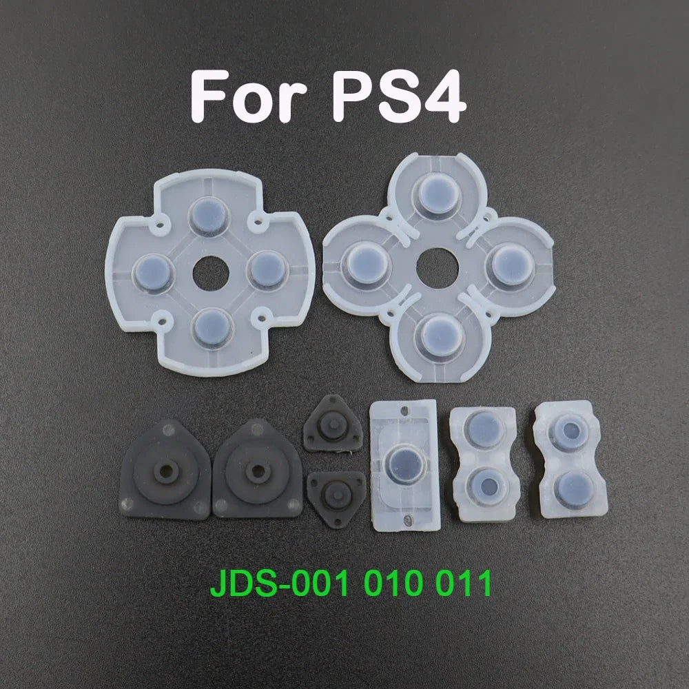 Conductive Rubber Button Pad Set for PS5 V1/V2/V3, PS4, PS3