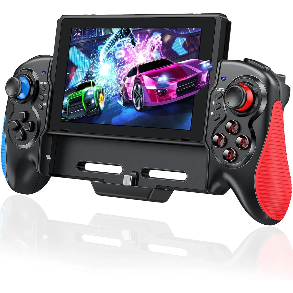 Dual Color Wired Gamepad with 6-axis Somatosensory and Dual Vibration For Switch Gaming Console STK-7037A&B