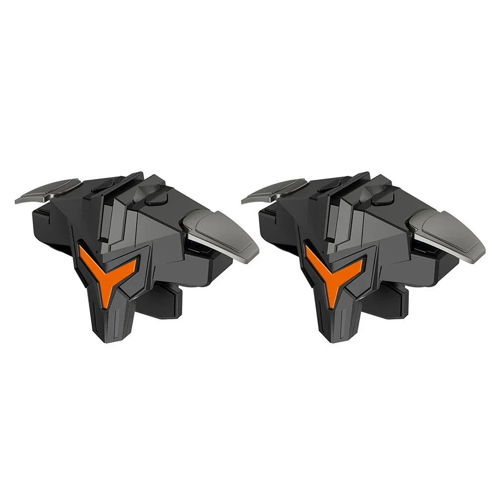 1/2pcs RGB A1 Mobile Gaming Trigger Professional 4 Finger Game Controller Gaming Aim Shooting Triggers Joystick for Mobile Phone