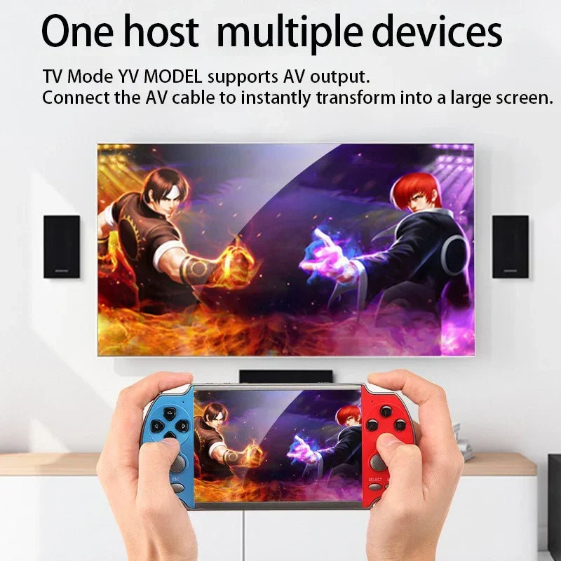 X7 / X7 Plus Handheld Game Console 4.3 or 5.1 Inch 10000+ Games