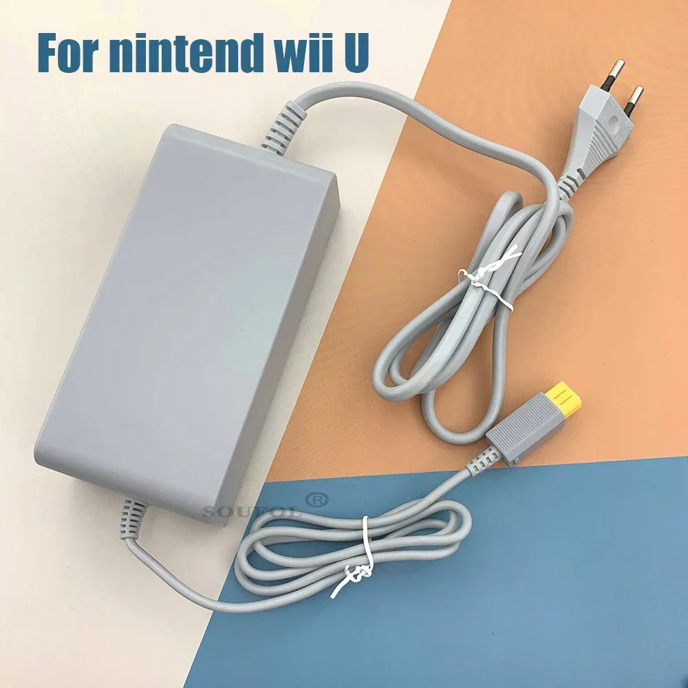 AC-033 AC Adapter for Nintendo Switch & Wii U, US/EU/UK Plug