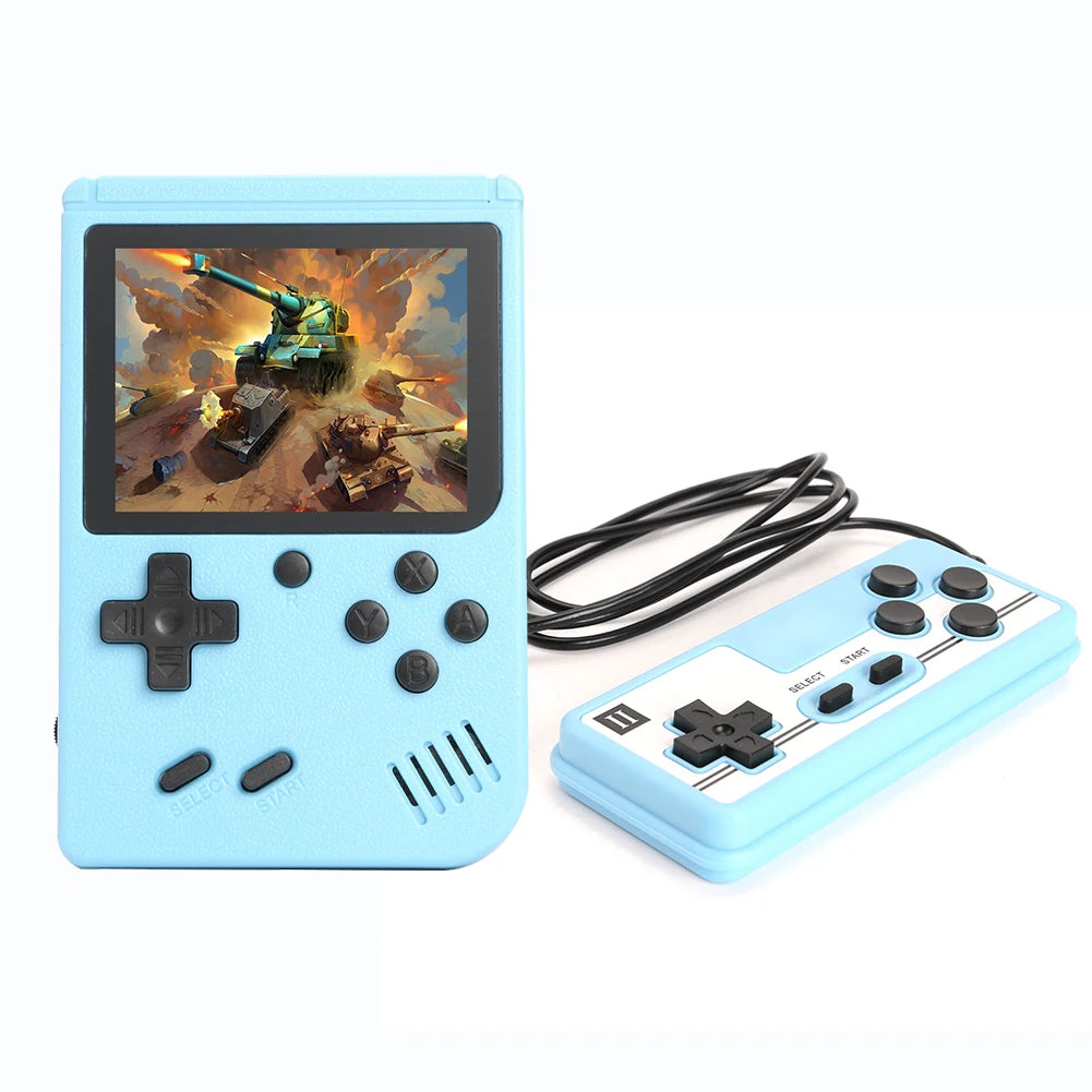 3 Inch Retro Handheld Game Console, 400/500/800 Games, AV Out
