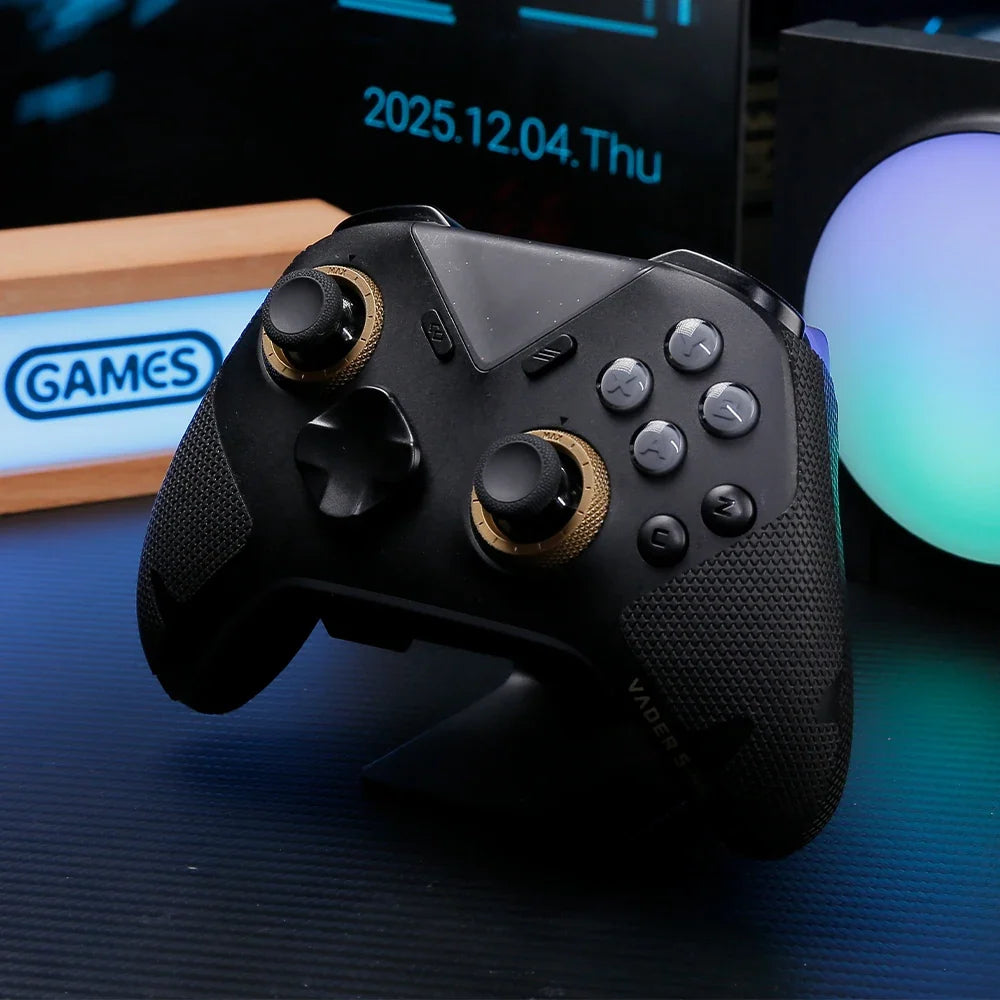 TALONGAMES Controller Grip Tape Lite Version For Flydigi Vader 5 Pro, 5s Handle,Non-slip Sweat Absorption Sticker(Black)