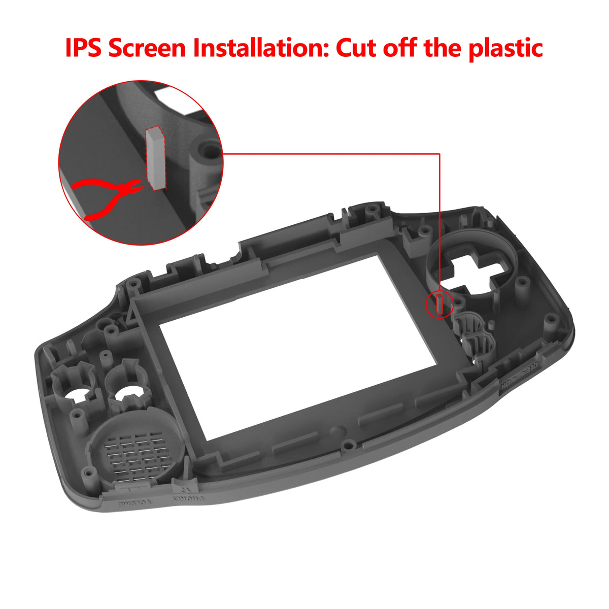 eXtremeRate IPS Ready GBA Shell for IPS & Standard LCD