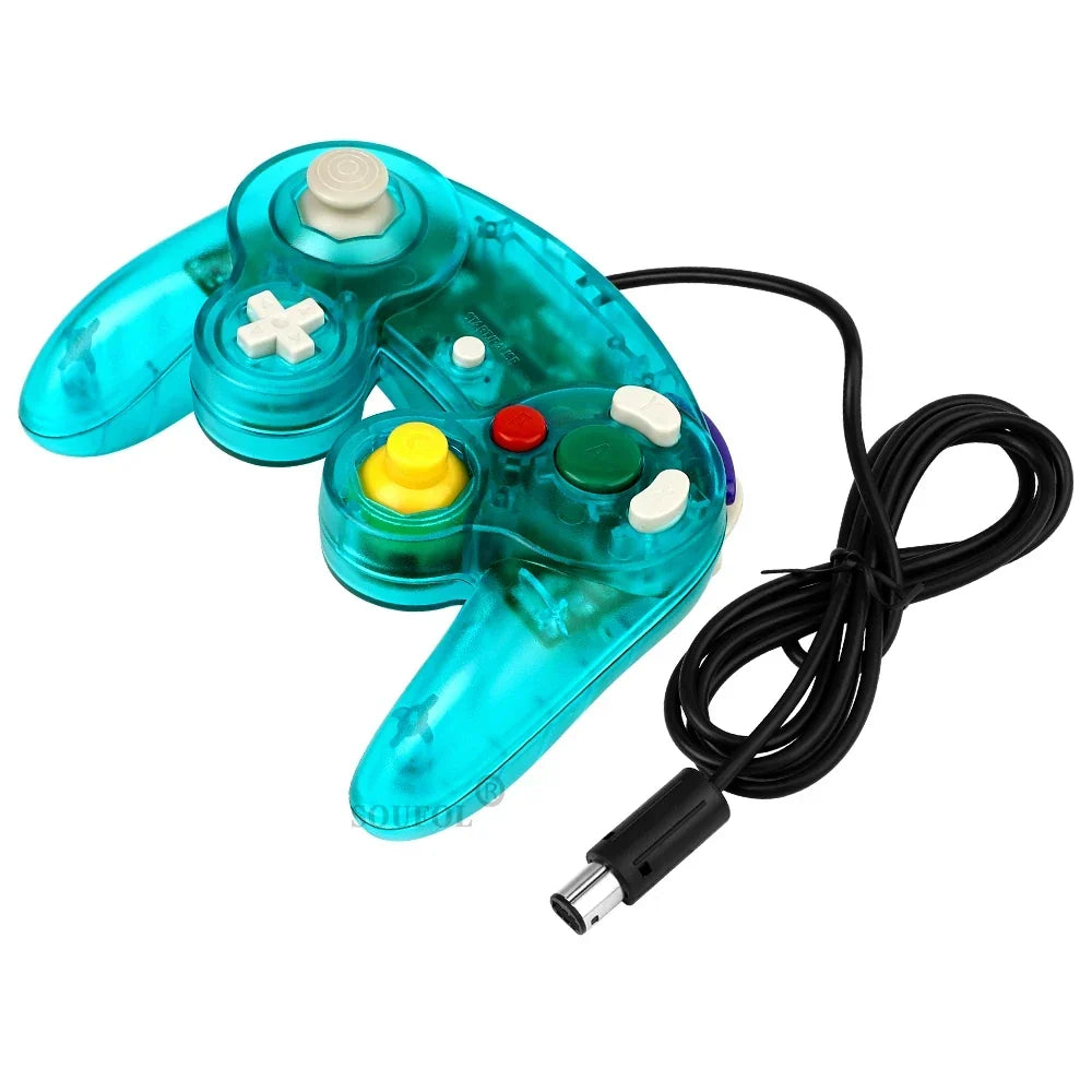 GameCube Transparent Wired Controller Gamepad, 1.5M Cable