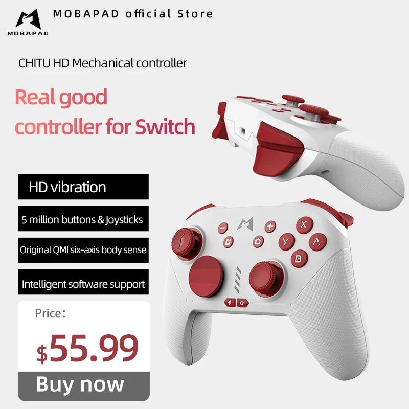 MOBAPAD Chitu HD Mechanical Switch Controller for Nintendo Switch