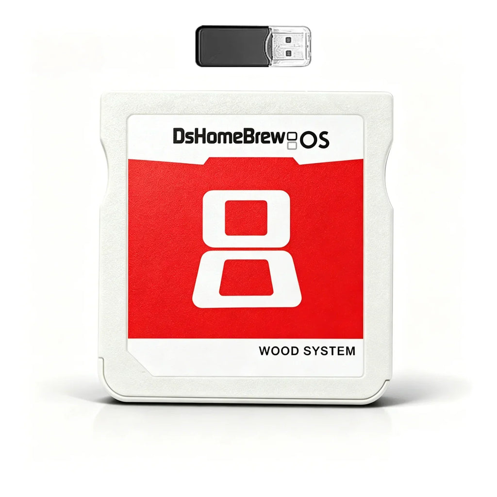 DGETG Wood OS Card for 3DS LL, 3DS XL, NDS, NDSL, SDHC
