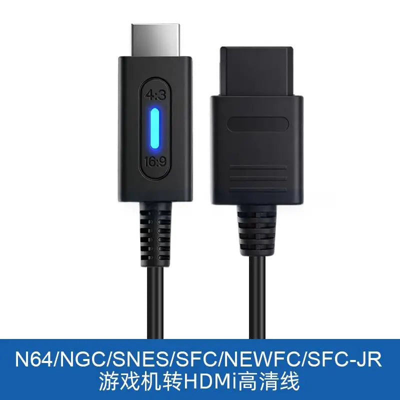 For N64 NGC SNES SFC NEWFC SFC-JR Console 1080P HD HDMI Adapter Cable Game Console Video Conversion Cord