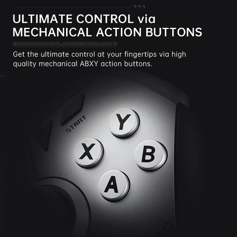 ThuneRobot G60 Wireless Gamepad Controller Hall Effect ALPS Esports Joystick 860mAh Suitable for FPS Shooting Games,Racing Games