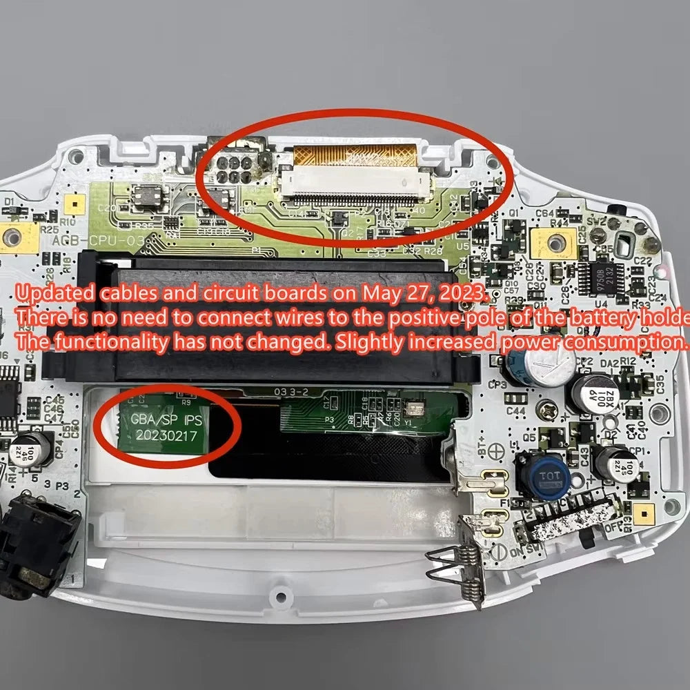 3.0" High Brightness IPS LCD Screen & Shell Kit for Game Boy Advance GBA | New Design, No Shell Cutting Required, Easy to Instal